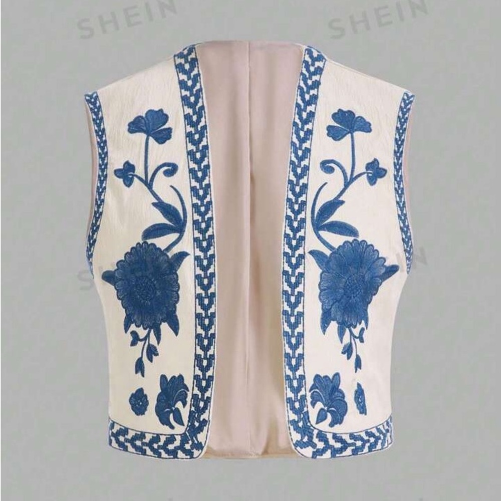 SHEIN Linen Vest